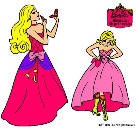 Dibujo De Barbie En Clase De Protocolo Pintado Por Cubiletin En Dibujos