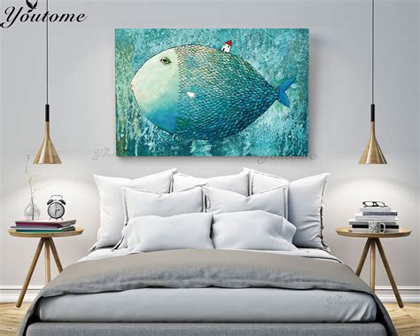 Shop with afterpay on eligible items. Japan paintings Kawaii Fish painting Wall Art Prints ...