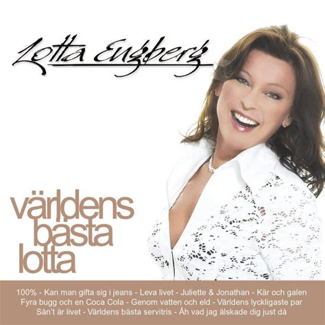 Swedish singer,tv hoast and beliber. Lotta Engberg - Kär & galen Lyrics | Musixmatch