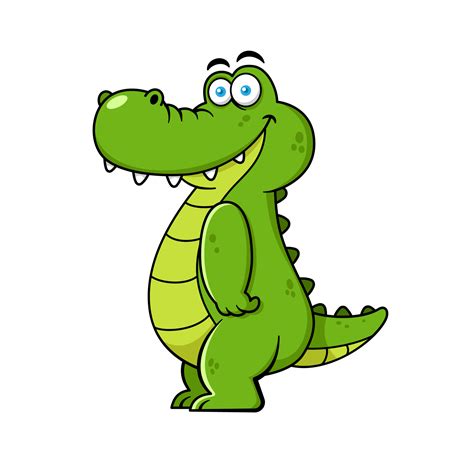 Funny Crocodile Cartoon Character Premium Vector 6475969 Vector Art At