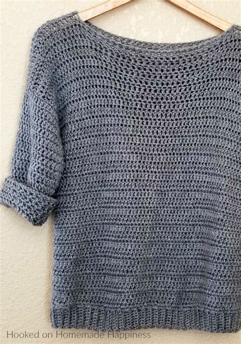 Easy Crochet Pullover Sweater Patterns Free For Women Easy Crochet