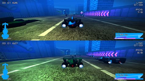 Future Aero Racing 2 Players Gameplay Image Indie Db