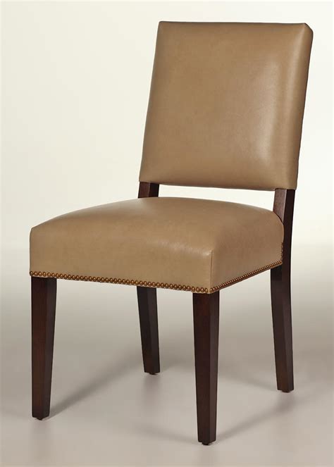 The versatile nature of these chairs is what makes them worth for any function that you may want to put. Canterbury Leather Dining Chair