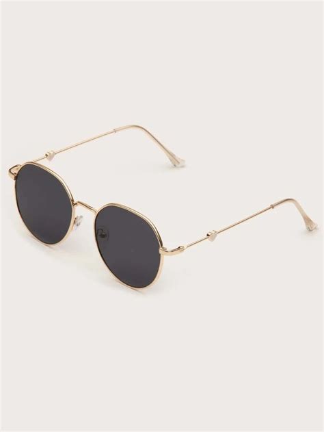 metal frame sunglasses shein