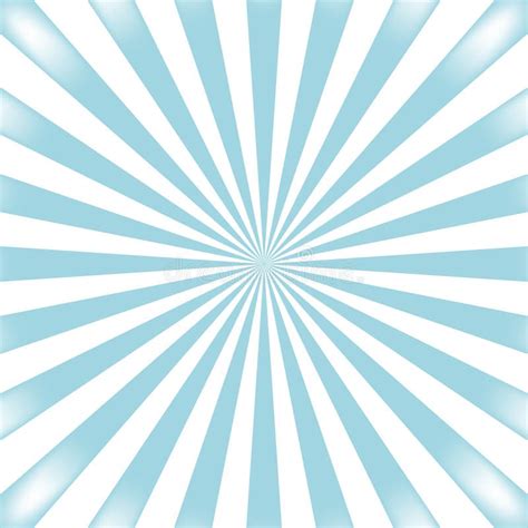 Sun Rays Blue Vector Background Stock Vector Illustration Of