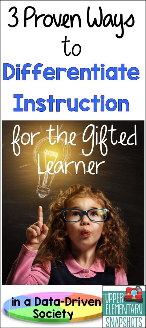 3 Proven Ways To Differentiate Instruction For The Ted Learner In A