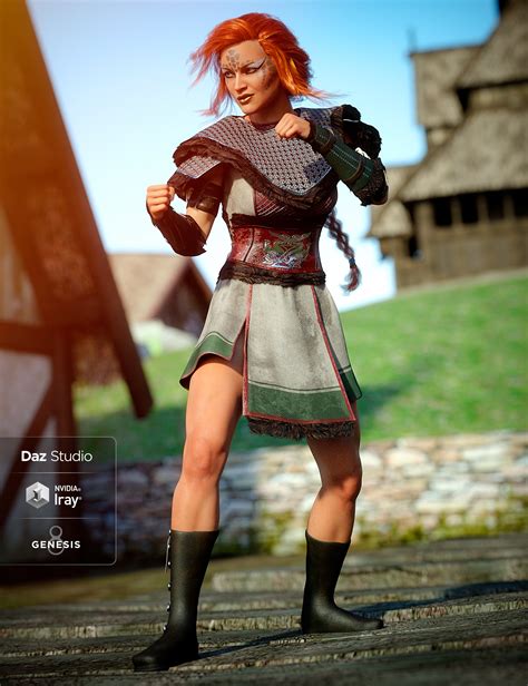 Tribal Warrior Queen Outfit For Genesis 8 Females Daz 3d