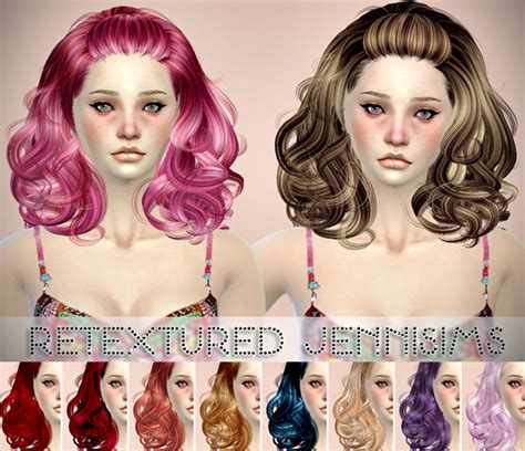 Downloads Sims Newsea Infinity And Butterflysims Hair Retextured Jennisims