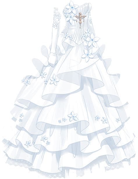 Anime Wedding Dress Drawing Animeoppaif