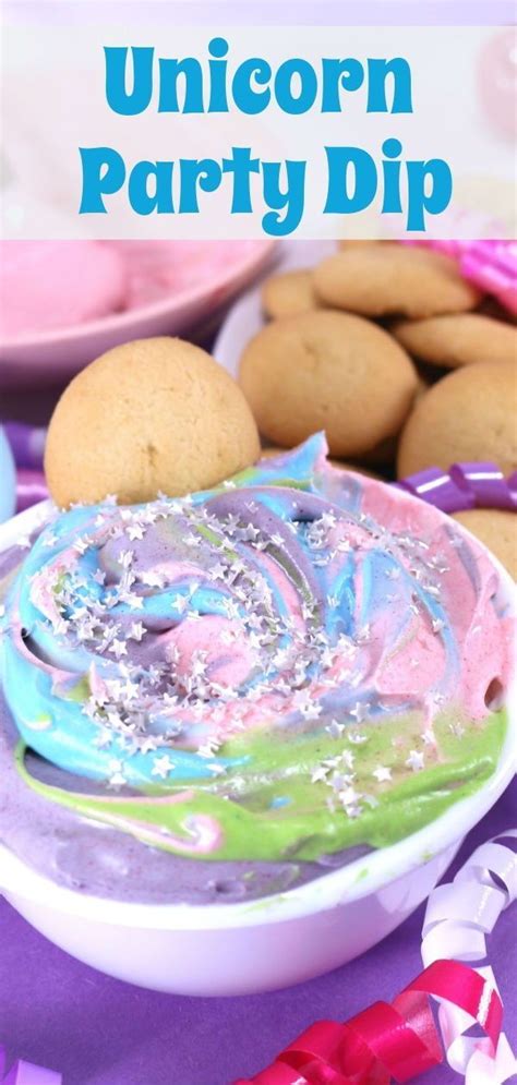 This Rainbow Unicorn Party Dip Is Fun And Easy A Perfect Dessert Dip