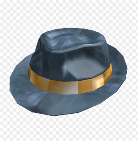 Roblox Blue Plaid Fedora Hat Png Image With Transparent Background