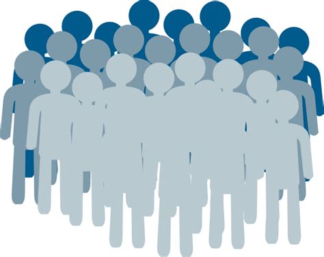 Crowd Png Images Crowd Of People Silhouette Clipart Free Download