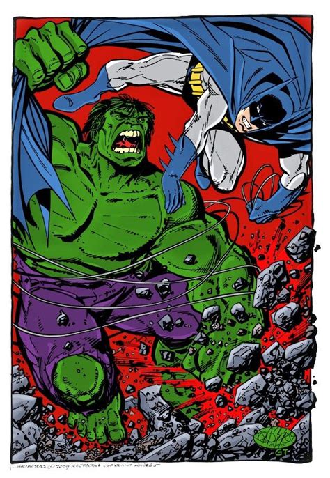 Batman Vs Hulk Hulk Marvel Hulk Art Batman And Superman