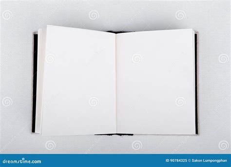 White Opened Book Stock Image Image Of Office Message 90784325