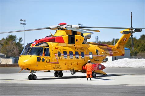 Royal Canadian Air Force Ch 149 Cormorant Sar Helicopter During Sarex