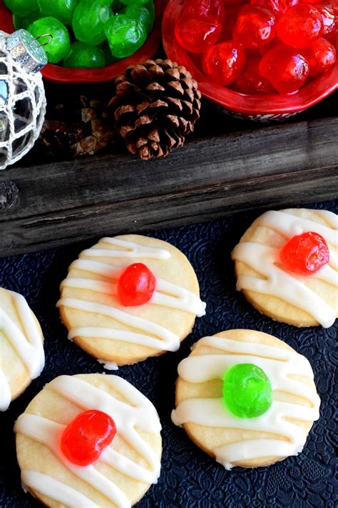 Old Fashioned Christmas Cherry Cookies Lord Byrons Kitchen