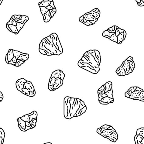 Stone Rock Texture Nature Vector Seamless Pattern 19002196 Vector Art