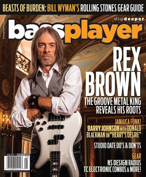 Bass Player Magazine Rex Brown Cover Pantera