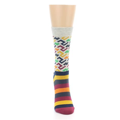 Multi Color Tread Pattern Socks Womens Dress Socks Boldsocks