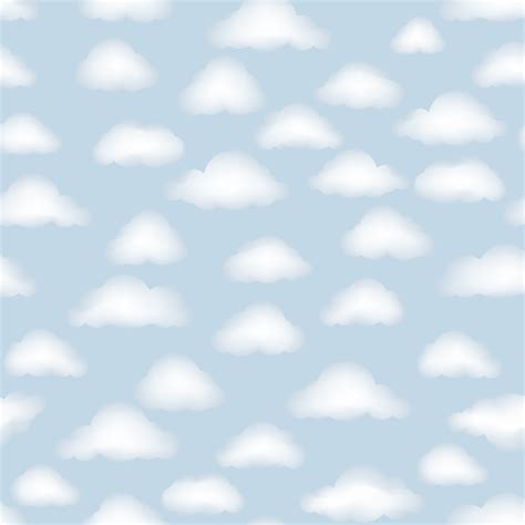 Cloud Pattern Cloudy Sky Seamless Backround 524084 Vector Art At Vecteezy