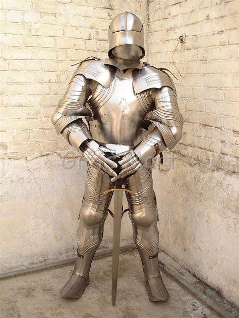 Fully Wearable Medieval Knight Full Suit Of Armor 15th Century Gothic