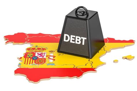 premium photo spanish national debt or budget deficit financial crisis concept 3d rendering