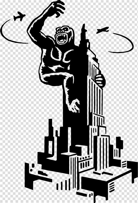 King Kong Ape Drawing King Kong Transparent Background PNG Clipart