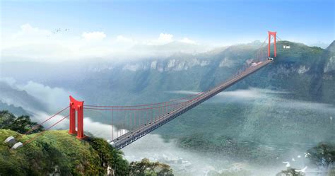 Aizhai Bridge Jishou Hunan China 350 M 1150 Ft Top 15 Worlds