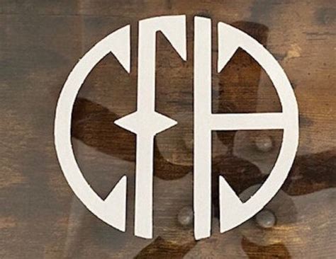 Cfh Cowboys From Hell Pantera Logo Vinyl Decal Etsy