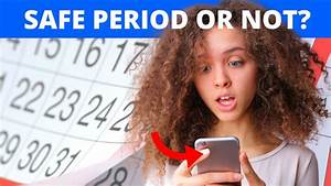 Menstrual Cycle Chart Safe Days