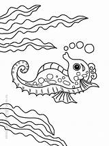 Coloring Sea Preschool Under Creatures Getdrawings sketch template