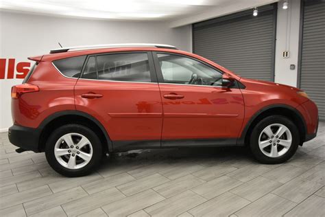 Used 2014 Toyota Rav4 Xle Awd 4dr Suv Stock 12265 Red Mileage