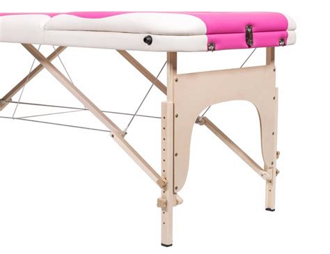3 Section Wooden Massage Table Blue Buy 3 Section Wooden Massage