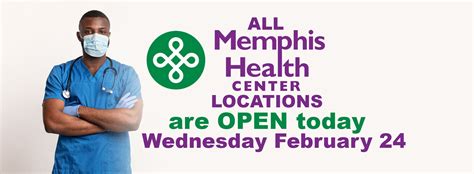 All Locations Are Open Memphis Health Center