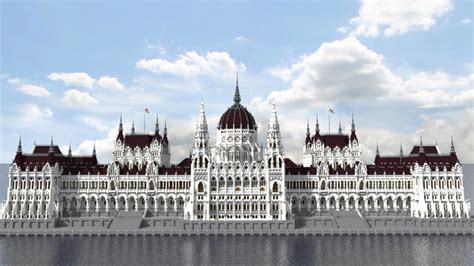 Hungarian Parliament 21 Minecraft Map Minecraft Architecture