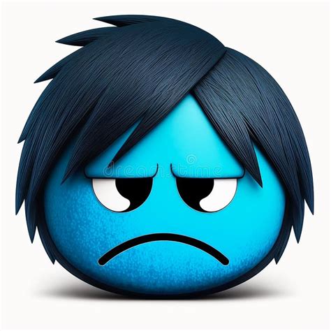 Emo 3d Emoji Face Ai Generated Stock Photo Image Of Colorful