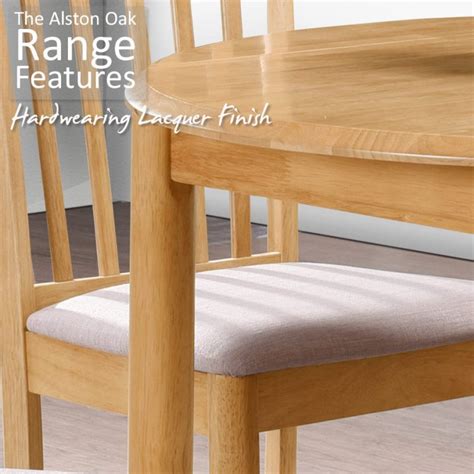 Alston Oak Drop Leaf Dining Table Free Delivery And Returns Oak World