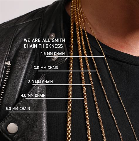 A Chain Thickness Guide For Men Photos And Examples · Cladright Vlr