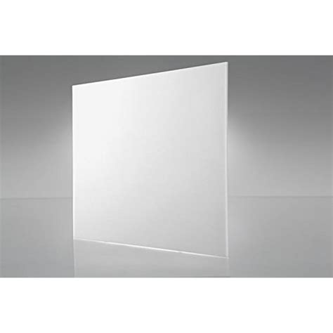 One White Transparent Acrylic Plexiglass Sheet 18 12 X 24