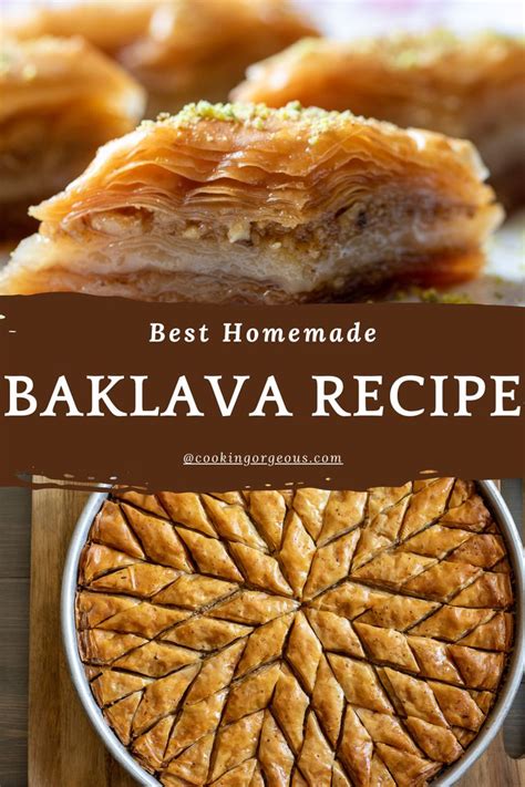 Authentic Middle Eastern Walnut Baklawa Cooking Gorgeous Recipe