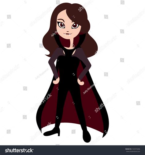 Female Vampire Cartoon Character