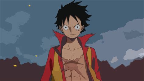 Luffy Serious Face Wallpaper One Piece Luffy Vector 2 By Dot On
