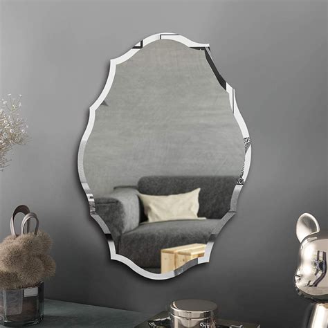 Kohros Oval Frameless Wall Mounted Bathroom Mirror Emma Shaped