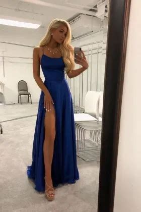 Fajarv Royal Blue Tight Fitted Prom Dresses
