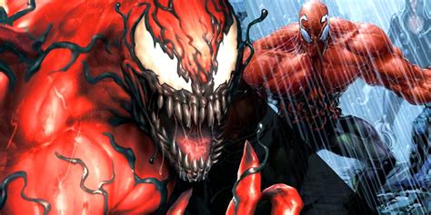 Carnage Vs Toxin Cosplay Settles Marvels Deadliest Red Symbiote