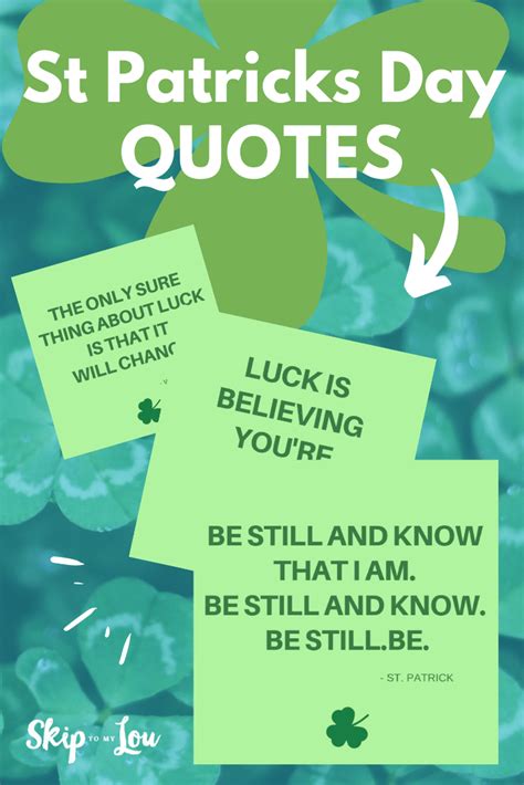 st patricks day quotes skip to my lou