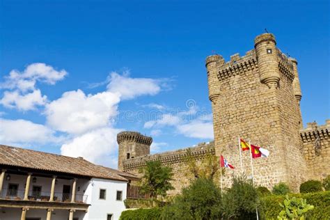 Wide Angle View Of Oropesa Castle Stock Photo Image Of Castle Toledo