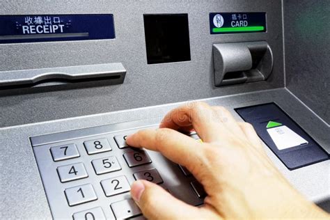 Atm Entering Pin Stock Photo Image Of Banking Copy 51680708