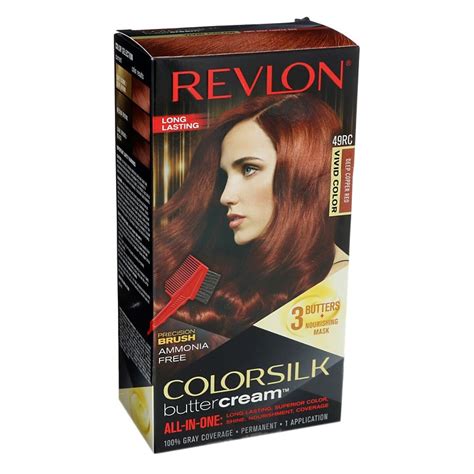 Revlon Colorsilk Buttercream Deep Copper Red 49rc Shop Hair Care At H E B