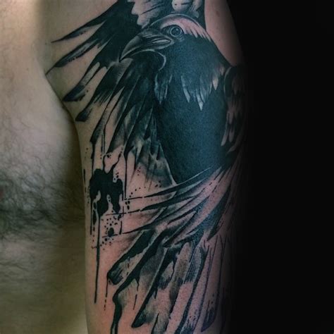 Crow Tattoo Sleeve